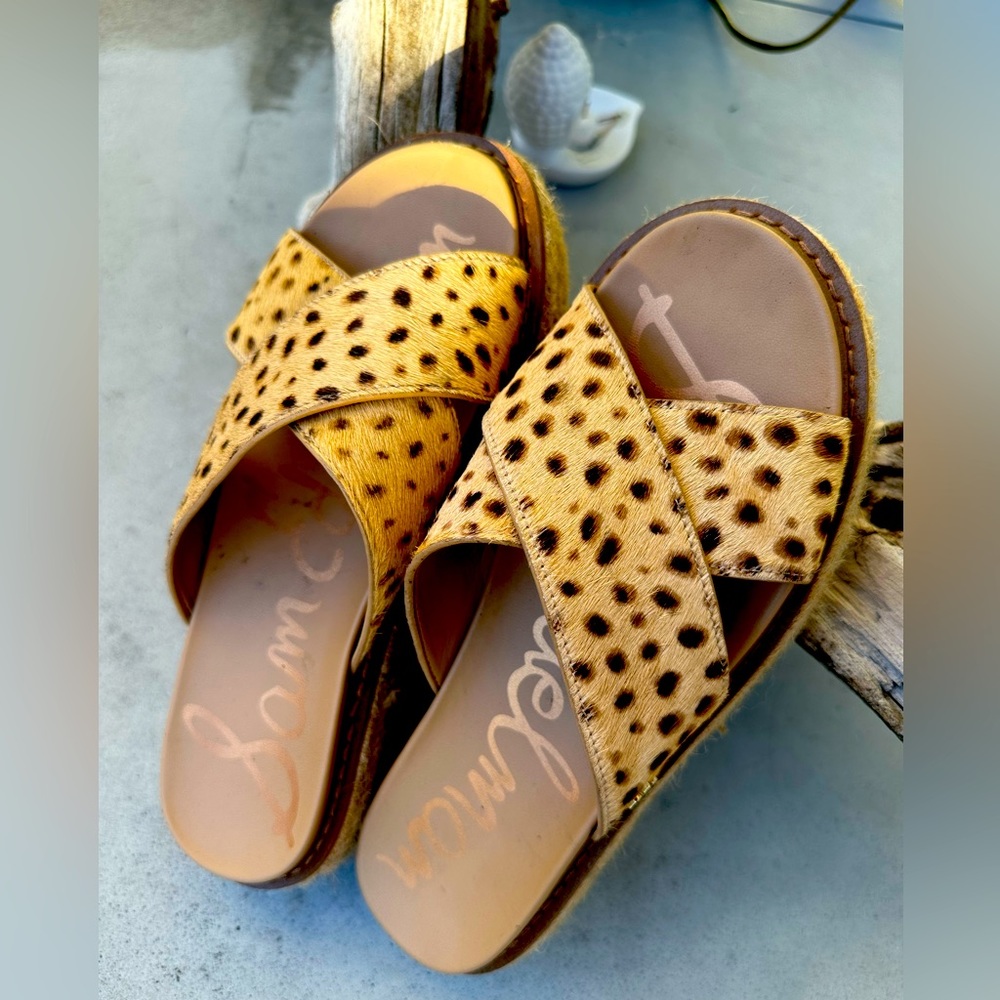 Sam Edelman Korina Platform Slide Sandals Size 6